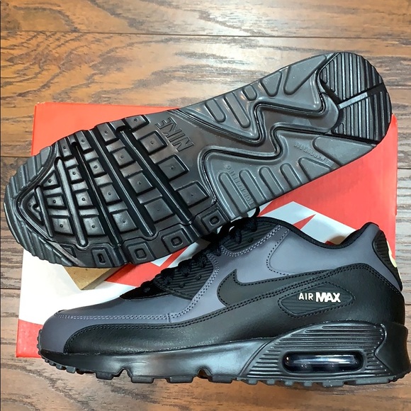 NIKE AIR MAX 90 LTD (GS) Dark Grey/Black-Dark Grey - Picture 6 of 16